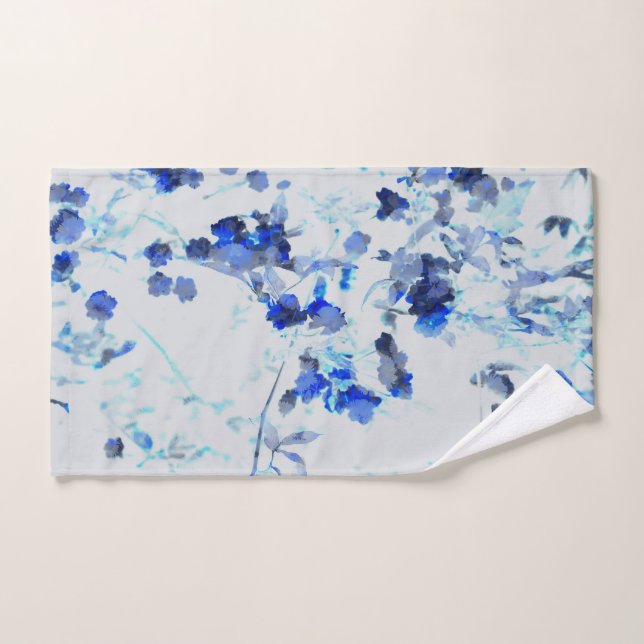 Modern, trendy art of floral / flower pattern hand towel (Hand Towel)