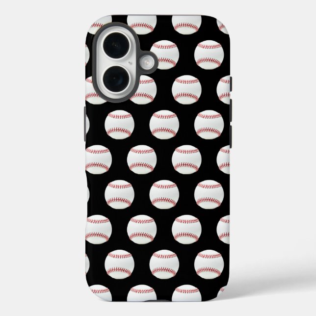 Modern Trendy Baseball Seamless Pattern            Case-Mate iPhone Case (Back)