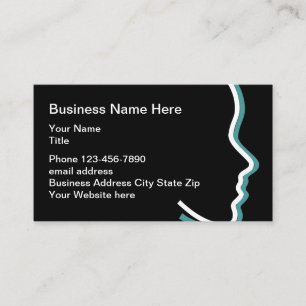 Modern Trendy Beauty Mental Health Business Card