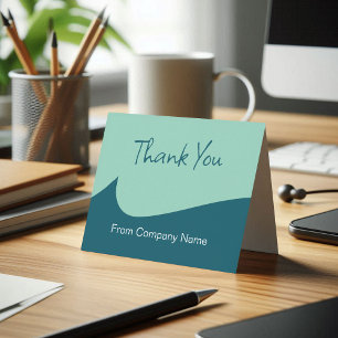 Modern Trendy Business Thank You Cards