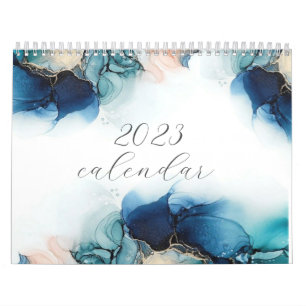 Modern trendy chic elegant 2023 calendar
