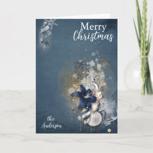 Modern Trendy Christmas Tree Holiday Card