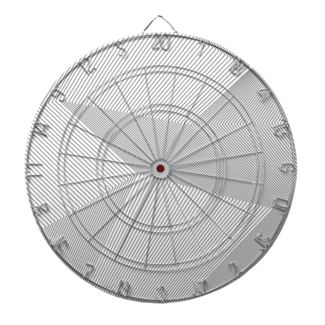 Modern, trendy, cool, simple, artistic pattern dartboard (Front)
