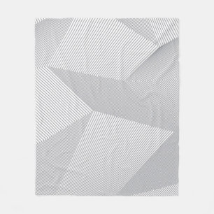 Modern, trendy, cool, simple, artistic pattern fleece blanket