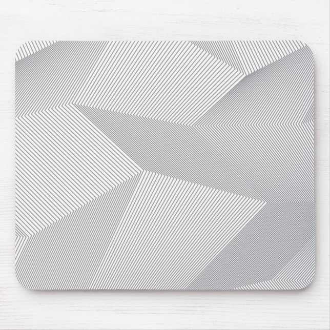 Modern, trendy, cool, simple, artistic pattern mouse mat (Front)