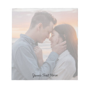 Modern Trendy Create your own photo and Text Notepad
