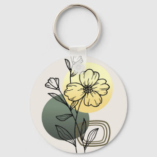 Modern trendy design Key Ring
