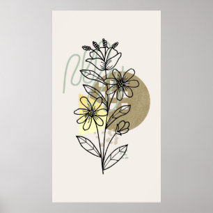 Modern trendy design poster