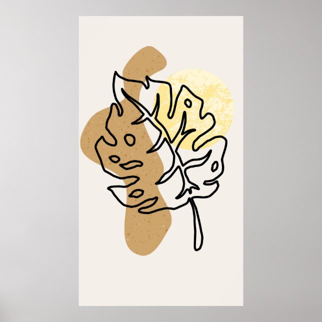 Modern trendy design  poster (Front)