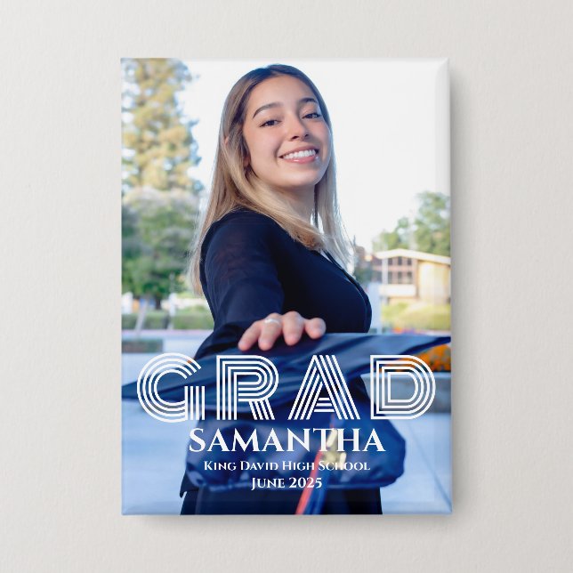 Modern & Trendy Graduation Announcement (Front)