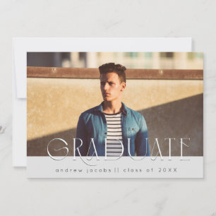 Modern Trendy Graduation Announcement Party