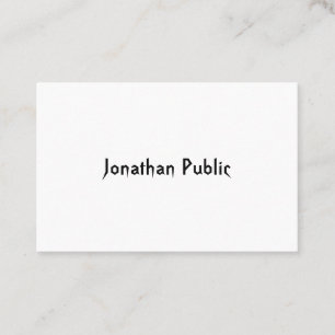 Modern Trendy Hand Script Professional Template Business Card
