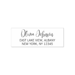 Modern Trendy Handwriting Self-inking Stamp