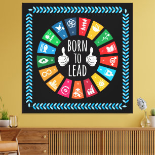 Modern Trendy Inspiring Keepsakes for Her Him Canvas Print