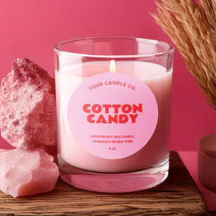 Modern Trendy Minimalist Candle Label