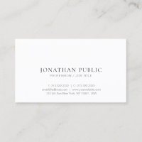 Modern Trendy Minimalist Design Elegant Plain Chic