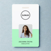Modern Trendy Minimalist Photo | Neo Mint Green ID
