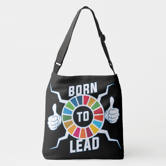 Modern Trendy Motivational Inspirational Gifts Crossbody Bag (Back)