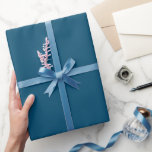Modern Trendy Ocean Blue Solid Colour Plain Gift Wrapping Paper<br><div class="desc">Trendy Stylish Modern Elegant Ocean Blue Template Solid Colour Plain Gift Wrapping Paper.</div>