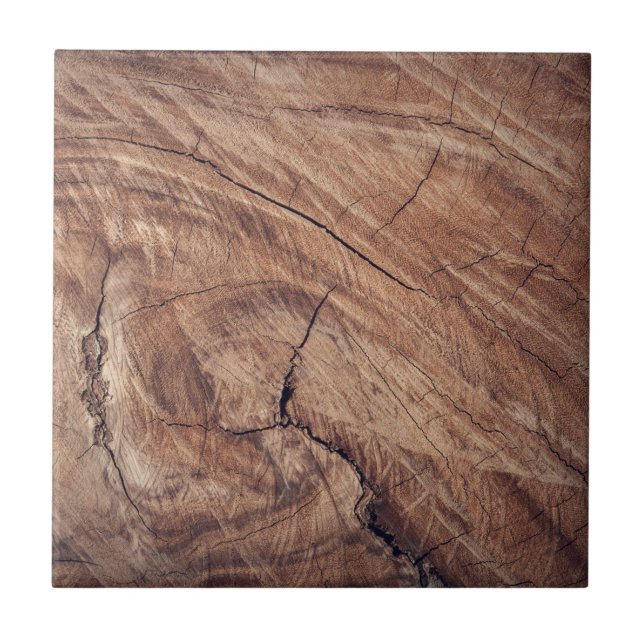 Modern trendy rustic wooden Country style  Tile (Front)