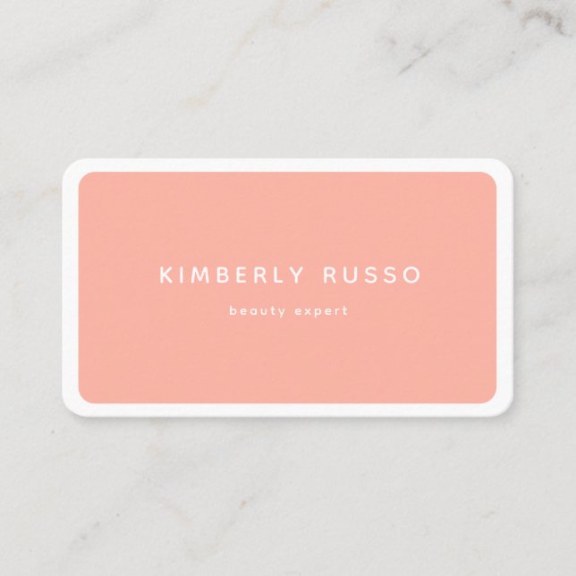 Modern, Trendy, Salon Appointment Card (Front)
