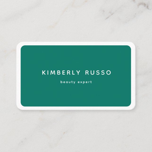 Modern, Trendy, Salon Appointment Card (Front)