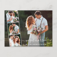 Modern Trendy Script We Got Married 4 Photo