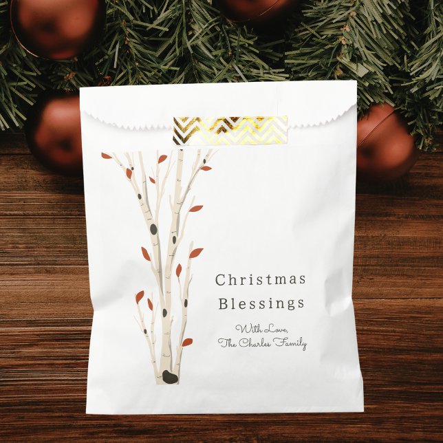 Modern Trendy Simple Festive Christmas Holiday Favour Bags (Creator Uploaded)