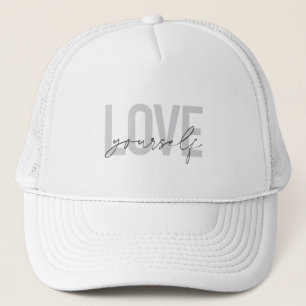 Modern, trendy, simple, urban design Love Yourself Trucker Hat