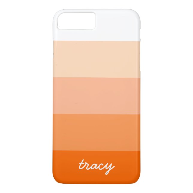 Modern Trendy Stripes Personalised Case-Mate iPhone Case (Back)