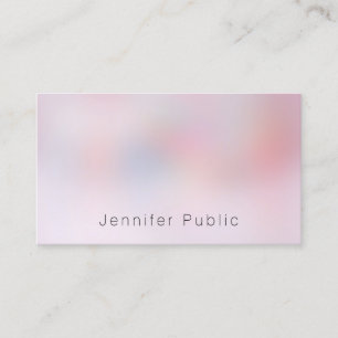 Modern Trendy Stylish Colourful Simple Template Business Card