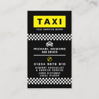Modern & Trendy Taxi Cab Driver