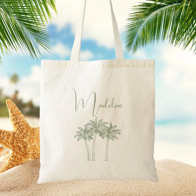 Modern Trendy Whimsical Simple Botanical Tote Bag (Creator Uploaded)