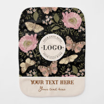 Modern Trendy Wildflower Botanical Floral Monogram