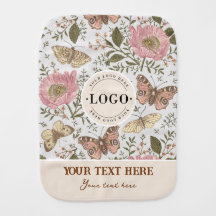 Modern Trendy Wildflower Botanical Floral Monogram