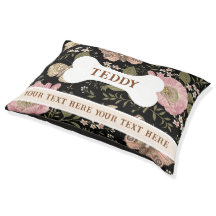 Modern Trendy Wildflower Botanical Floral Monogram