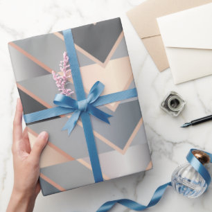 Modern Triangles Wrapping Paper