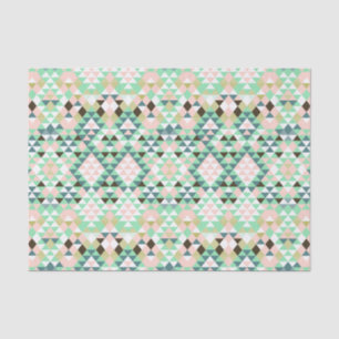 Modern Tribal Aztec Southwest Geometric CBendel Tissue Paper