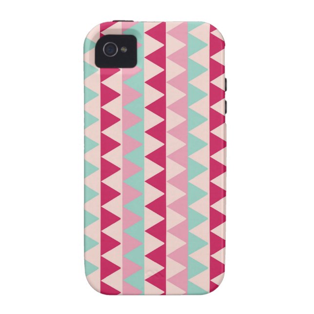 Modern tribal geometric pattern stripes chic print Case-Mate iPhone case (Back)