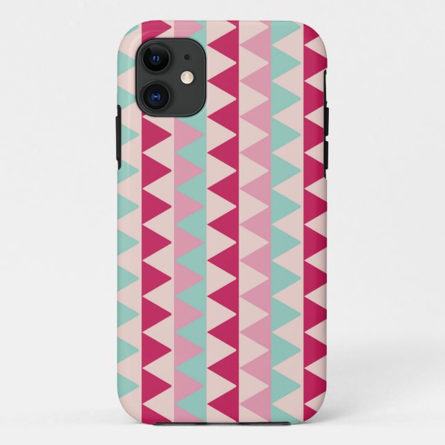 Modern tribal geometric pattern triangle print Case-Mate iPhone case (Back)