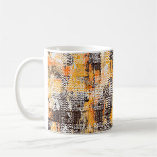 Modern tribal geometric seamless pattern coffee mug