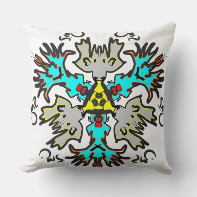 Modern Tribal Pattern Cushion (Front)