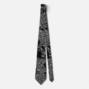 Modern Tribalism Elegance Print Tie