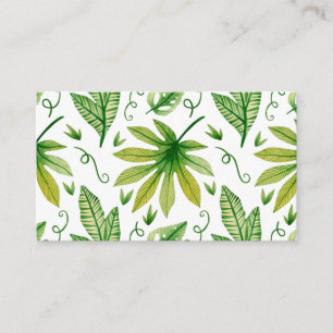 Modern Tropical Art Business Card