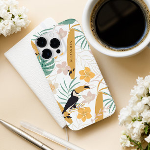 Modern Tropical Botanical Personalised Case-Mate iPhone 14 Pro Max Case