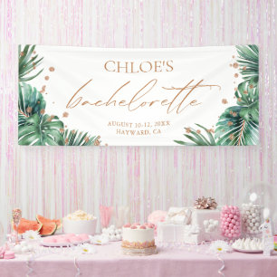 Modern Tropical & Diamond Bachelorette Party  Banner