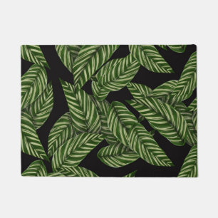 Modern Tropical Leaves Doormat