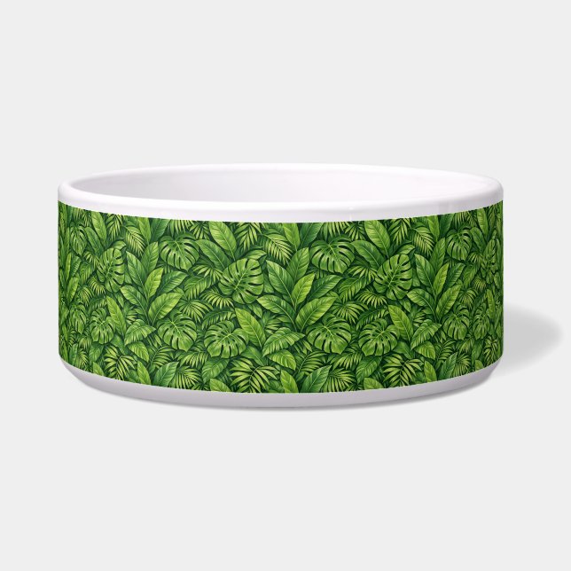 Modern Tropical Leaves Seamless Pattern (Front)