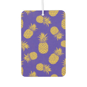 Modern Tropical Pineapple Watercolor Car Air Freshener