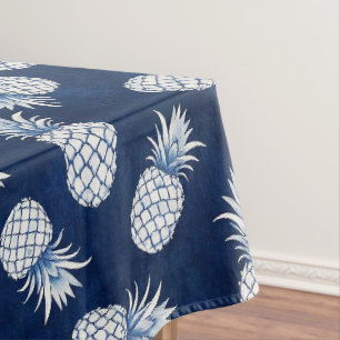 Modern Tropical Pineapple Watercolor Tablecloth